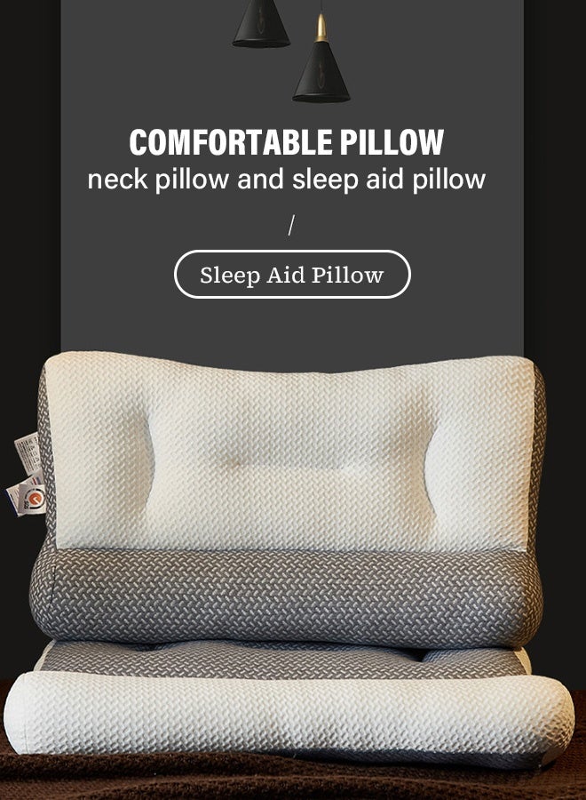 وسادة مريحة للغاية تحمي رقبتك وعمودك الفقري، مناسبة لجميع أوضاع النوم، وسادة محيطية للرقبة، وسادة طبية لآلام الرقبة والكتف - Image 3