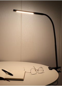 Generic LED Desk Lamp with Clamp, Clip Reading Light with 360° PVC Rotating Hose, 3 Lighting Modes and Brightness Dimmer Light, USB Clip Light for Desk, Bed Night Light for Bedroom and Office Home Lighting  - Image 5