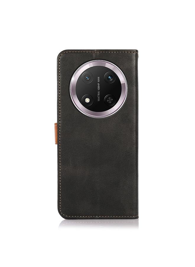 S-TOP Case For Honor X9C 5G Global KHAZNEH Dual-color Cowhide Texture Flip Leather Phone Case - Image 4