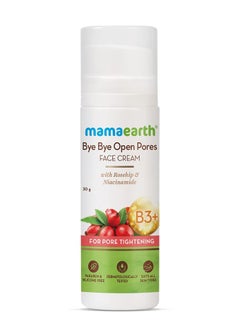 MAMAEARTH Bye Bye Open Pores Face Cream Face Moisturizer For Pore Tightening with Rosehip & Niacinamide 30 g Pack of 1