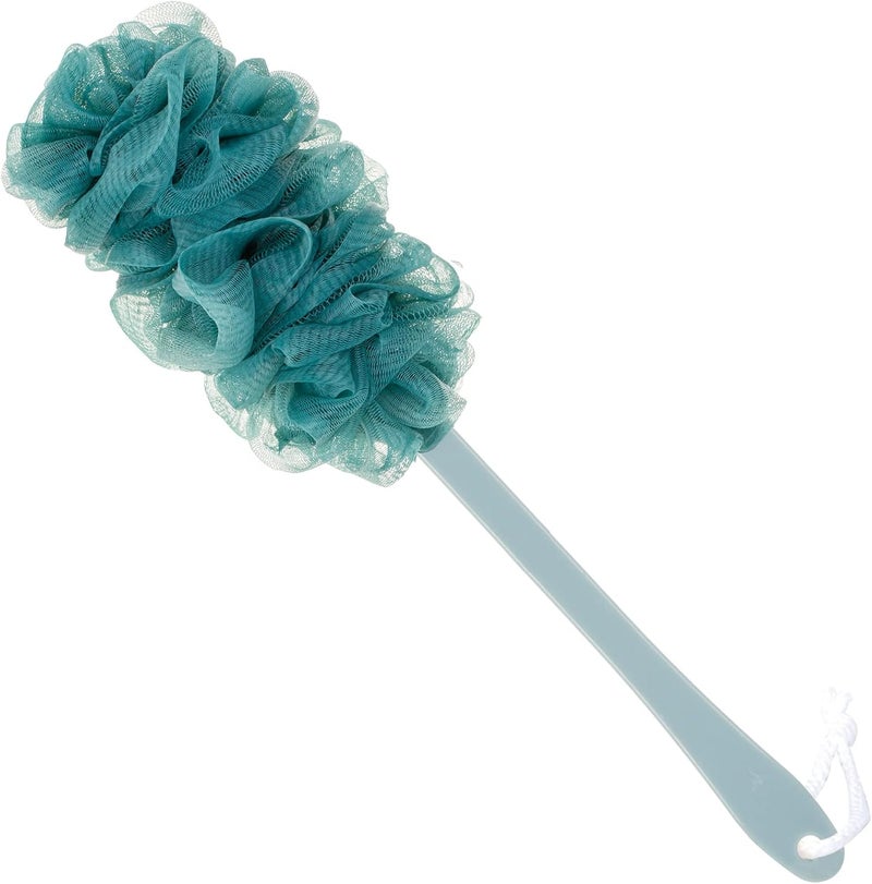 Arswin Back Scrubber for Shower, Loofah Long Handle Bath Body Brush, Soft Nylon Mesh Sponge On a Stick for Shower Men Women Kids Elderly, Exfoliating Scrub Cleaning Luffa for All Kinds of Skin(Blue) - Image 1