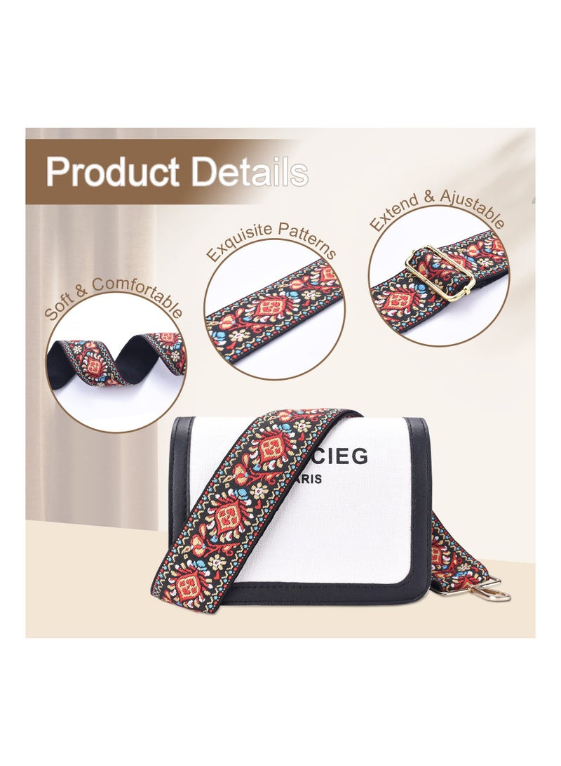 SYOSI 2Inches Wide Shoulder Strap Adjustable Replacement, Multifunction Crossbody Canvas Bag Handbag Belts for Unisex Handbag, Crossbody Bags, Shoulder Bags, Guitar Strap - Image 3