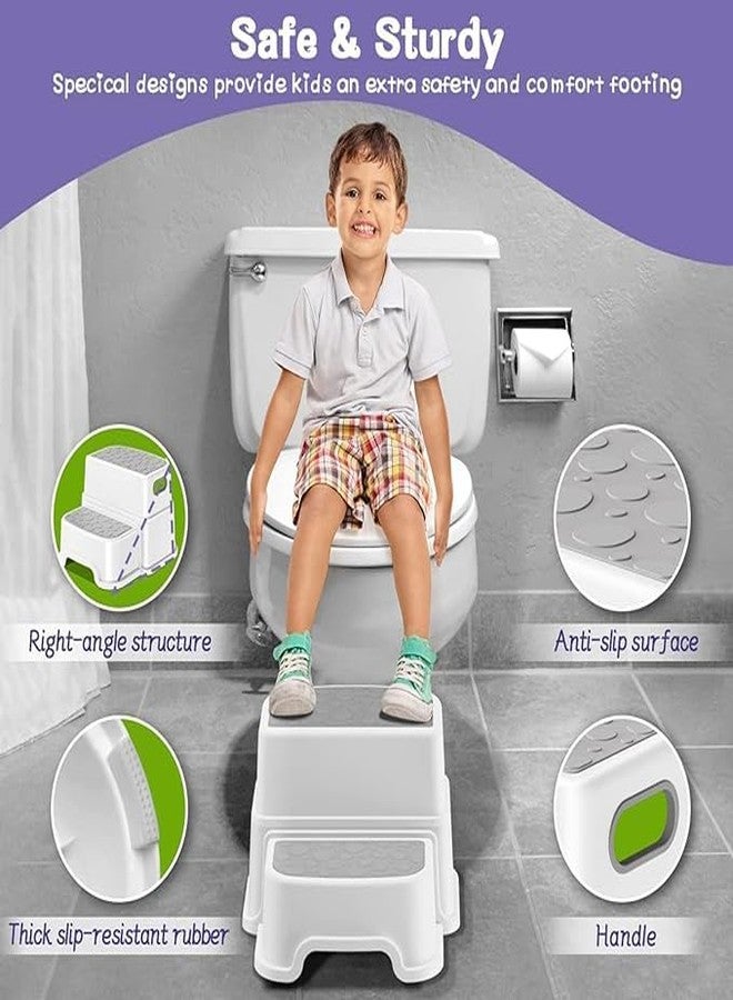MAPPLE CREATION Heavy Duty Folding Step Stool | Non-Slip Foldable Footstool for Toddlers, Children & Adults | Portable, Lightweight Plastic Footstep, Step Stools for Kids - Image 5
