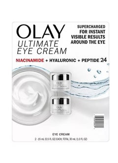 Olay Olay Ultimate Niacinamide + Hyaluronic + Peptide Eye Cream (0.5 fl. oz., 2 pk.)  - Image 1