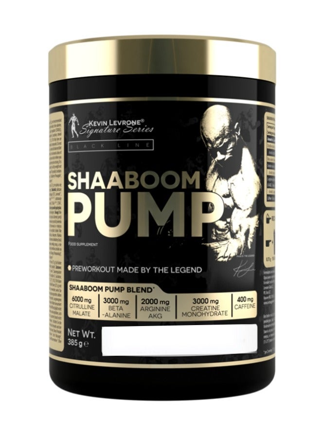 Kevin Levrone SHAABOOM PUMP 385Gram Citrus Peach Flavor