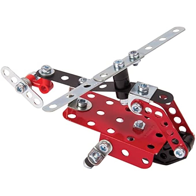 Meccano , 3 MODEL SET - RESCUE WITH 87 PARTS AND 2 REAL TOOLS KIDS STEM CONSTRUCTION EDUCATION TOY, MODEL BUILDING KIT FOR BOYS AND GIRLS AGED 8 AND UP - Image 3