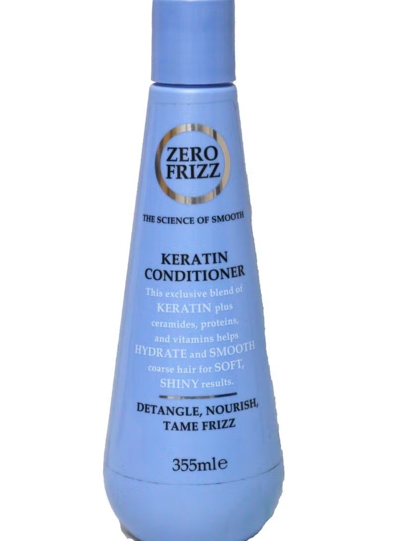 Zero Frizz Keratin Conditioner 355 Ml