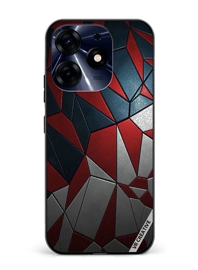 VR CREATIVE Protective Case Cover For Tecno Spark 10 Pro Abstract Design Multicolour - Image 1