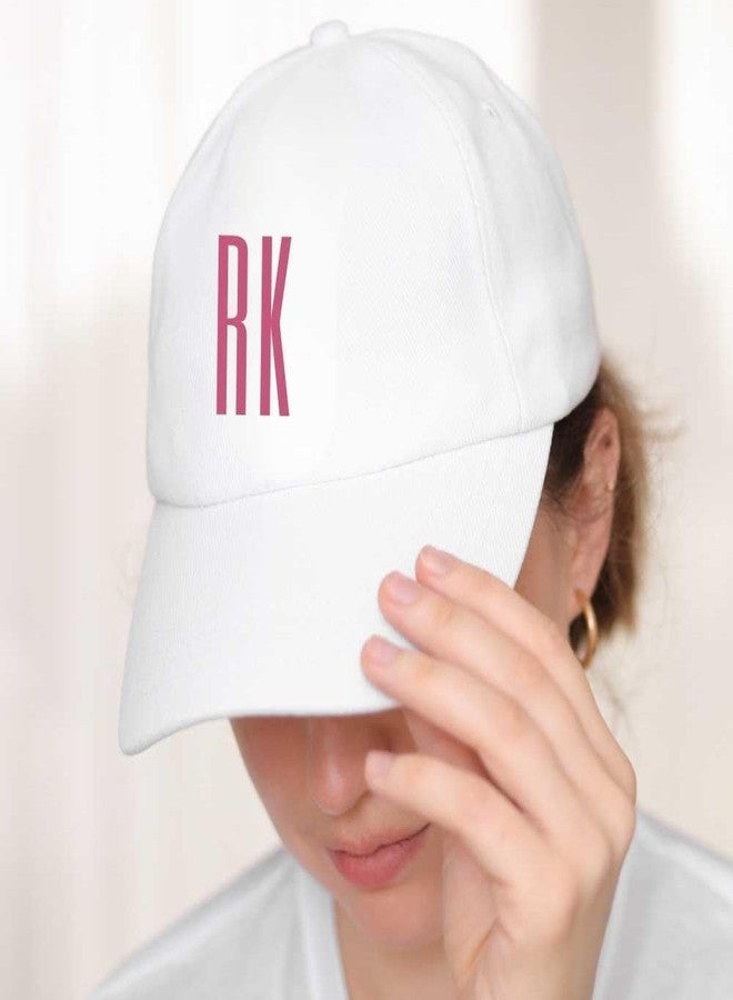 Nutcase Personalized White Baseball Cap, Cotton, Adjustable Fit, Unisex - Image 2