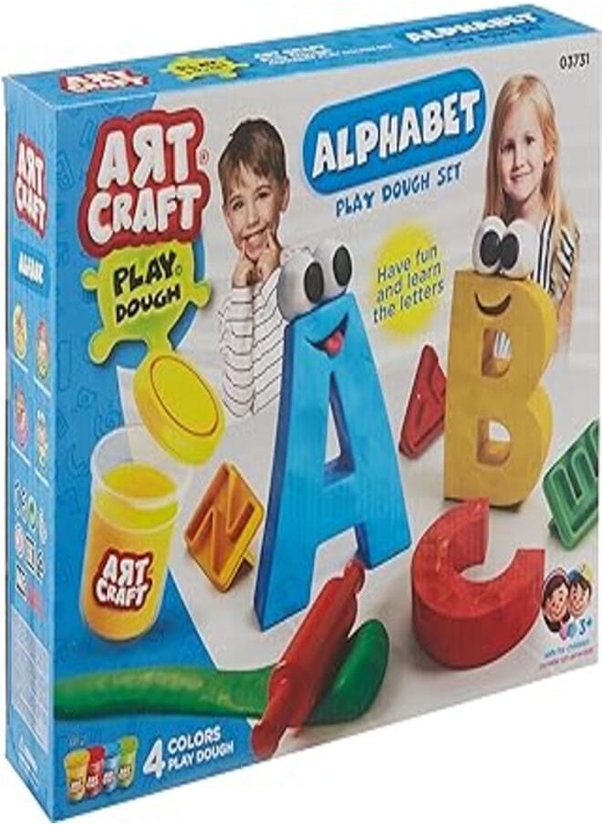 Art Craft Alphabet Play Dough Set 224 g - pzsku/ZEA5847DF280E45897289Z/45/_/1718495693/7e24f735-b25f-4c54-a56b-407f2bd475ea