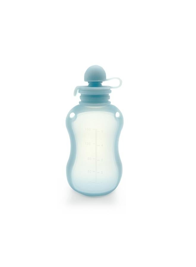Silicone Reusable Baby Food Pouches , Leakproof Refillable Squeeze Pouches, Dishwasher, Freezer, Microwave Safe, Baby Food Storage for Homemade Puree, Yogurt (one size, Count, 4)150ml - Image 2