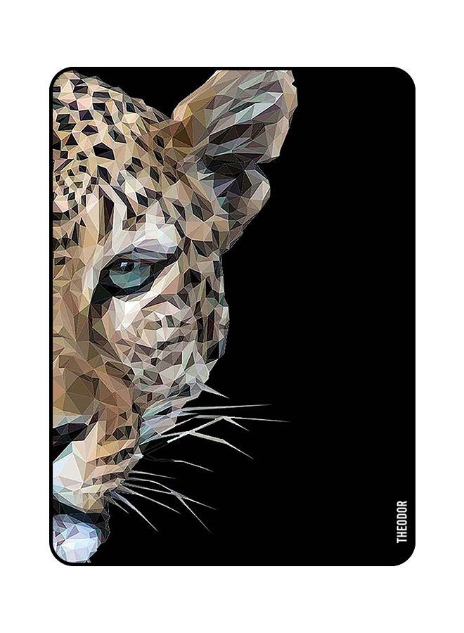Theodor Protective Flip Case Cover For Samsung Galaxy A7 Lite 2021 8.7 Inches with Auto Wake/Sleep Tiger Half Face - Image 1