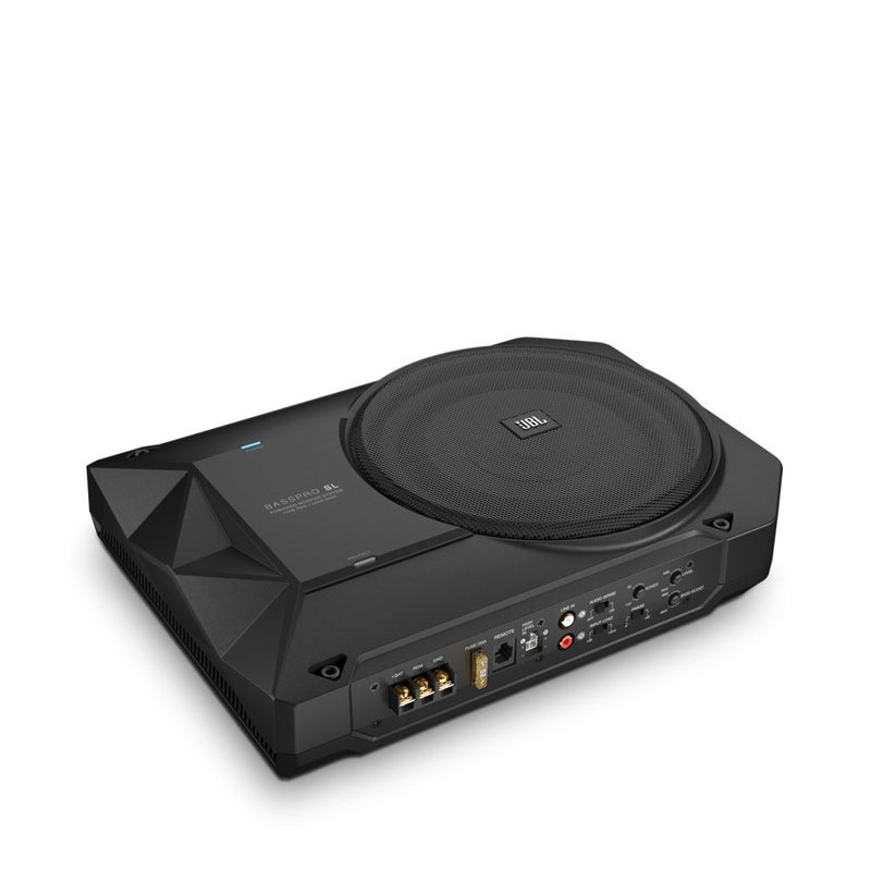 JBL BassPro SL 8-inch 125W RMS Powered Under-Seat Compact Subwoofer Enclosure System (250 watts RMS: 125 watts), Black - Image 5