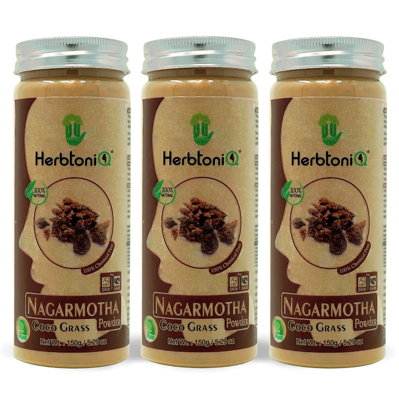 Herbtoniq HerbtoniQ 100 Natural Nagarmotha Powder COCO GrassCyperus rotundus For Hair Pack and Face Pack 450 