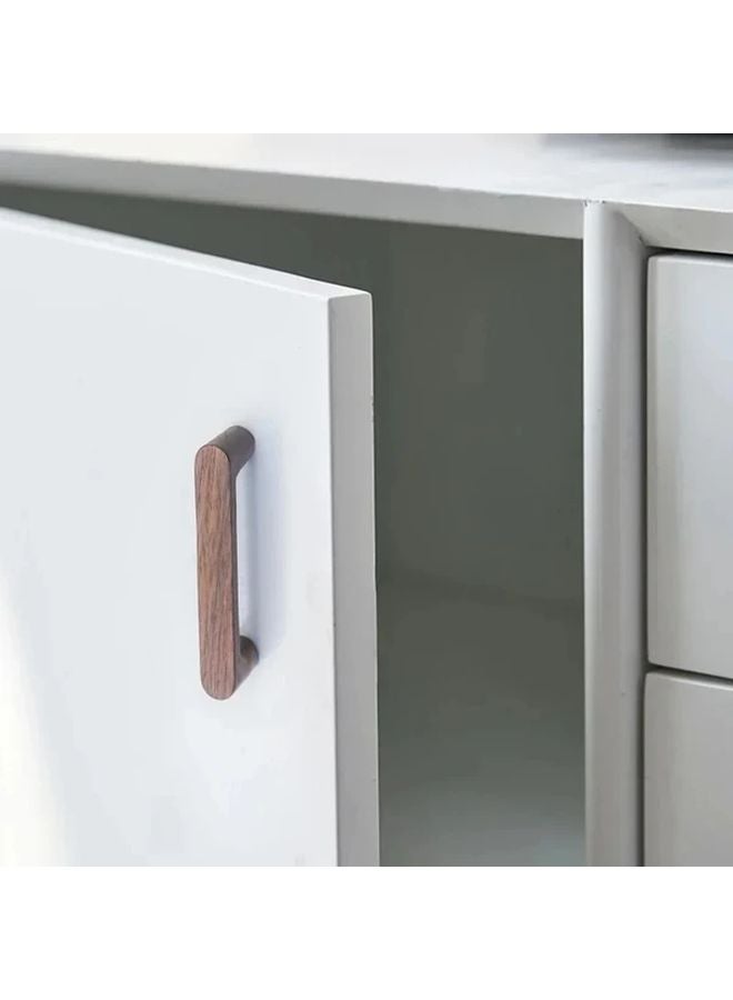 Beech Wood Cabinet Handles 96mm Rustic Modern Drawer Pulls Door Knobs Easy Installation - Image 5