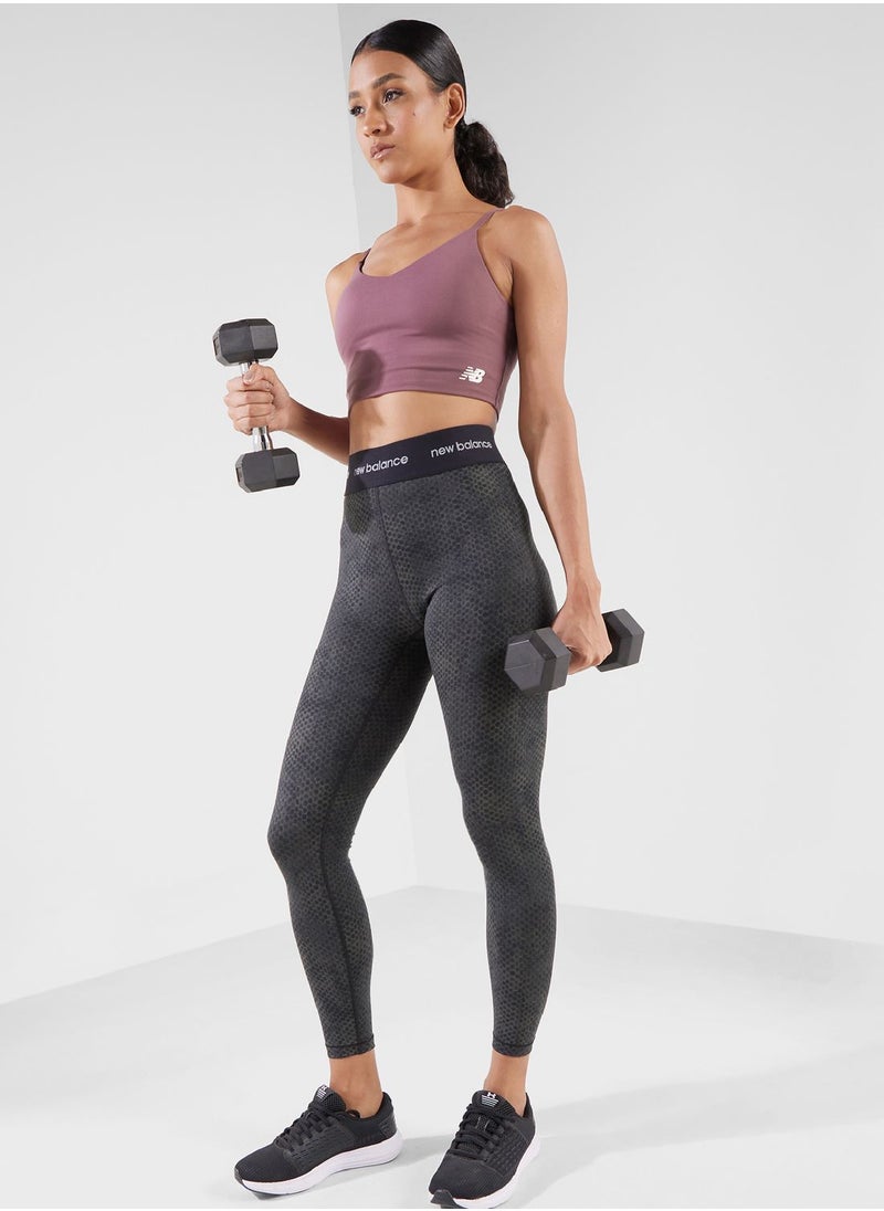 New Balance - 25" High Rise Printed Leggings - Image 1