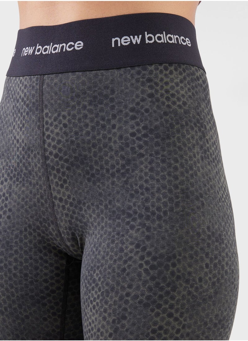 New Balance - 25" High Rise Printed Leggings - Image 1