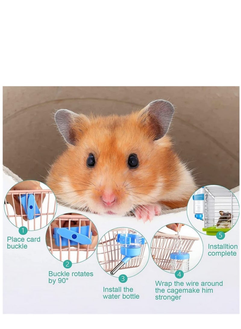 3pcs Drinker Plastic Water Bottle Dispenser Feeder Hanging Pet Rabbit Drinking Head Pipe Fountain 250ml - Image 5