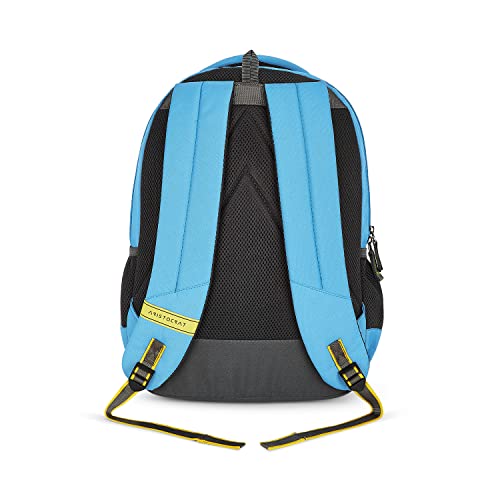 Aristocrat Cosmic 26L Polyester Light Blue 2 Compartment Backpack - Image 2