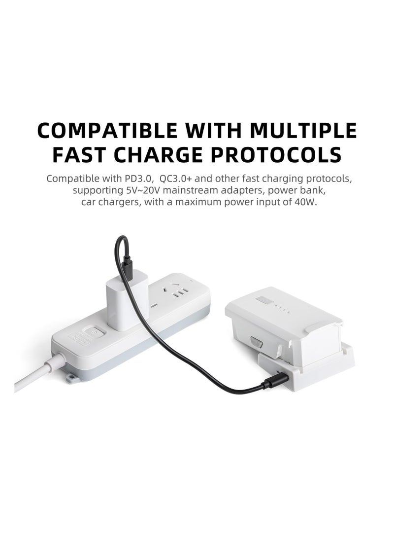Fit for Intelligent Battery Charger Base For Fimi X8 Se 2022, Mini Portable Charging Dock for Fimi X8 Se 2022, Charging Butler Discharger Charger Station Drone Accessories, Portable(1 Pack) - Image 3