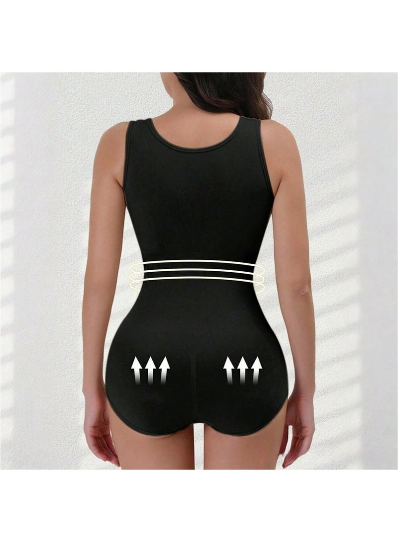 لاسيدو النساء كامل الجسم Shapewear - الخصر مدرب البطن التحكم مؤخرة رفع L الحجم مفتوح Crotch Bodysuit - Image 4