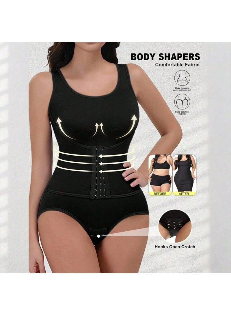 لاسيدو النساء كامل الجسم Shapewear - الخصر مدرب البطن التحكم مؤخرة رفع L الحجم مفتوح Crotch Bodysuit - Image 3