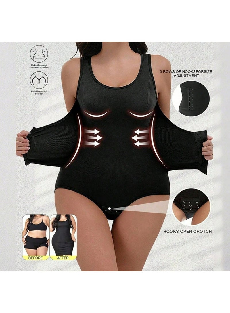 لاسيدو النساء كامل الجسم Shapewear - الخصر مدرب البطن التحكم مؤخرة رفع L الحجم مفتوح Crotch Bodysuit - Image 2