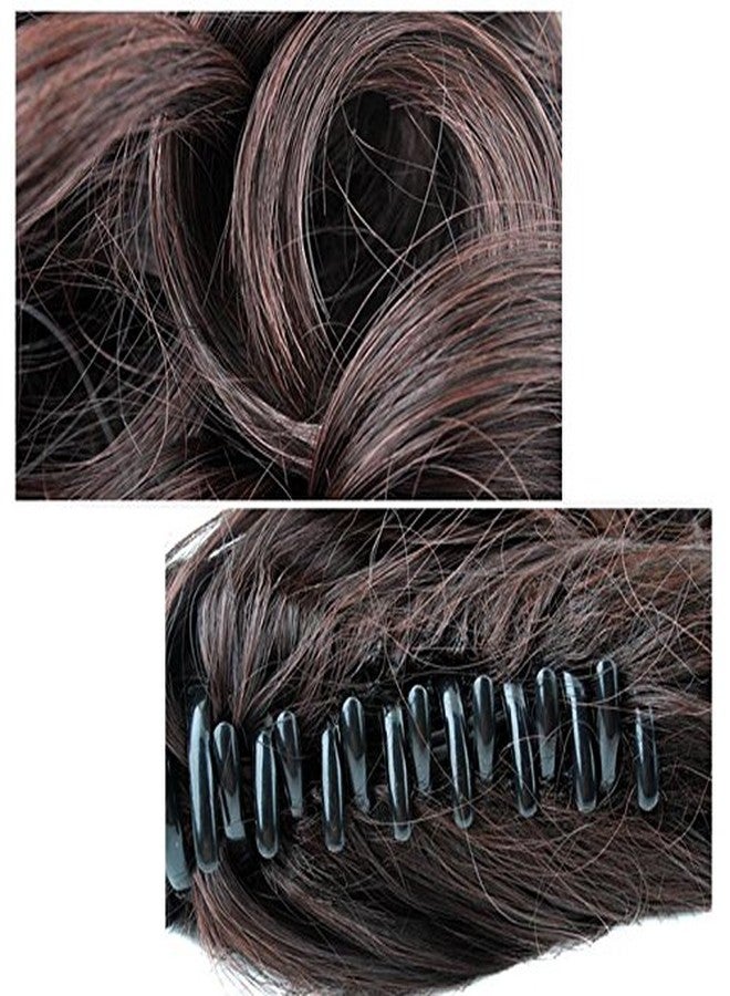 Samyak Claw Clip Attached Ponytail Hair Style Synthetic Instant Extensions & Wigs For Women (Golden Highlighted) - Image 5