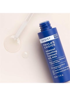 PAULA'S CHOICE RESIST Smoothing Treatment 10% AHA Serum, Lactic, Glycolic & Malic Acids, Anti-Aging Exfoliant for Dry Skin, 1 Ounce  - Image 2