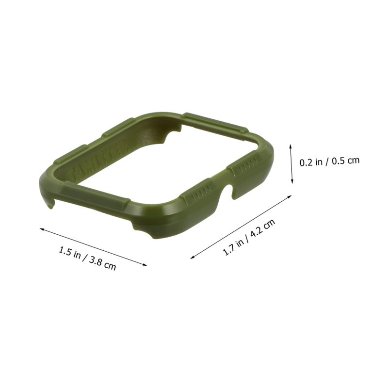 Protective Frame Case Cover for Smartwatch with Screen Protector Multiple Colors - Image 3