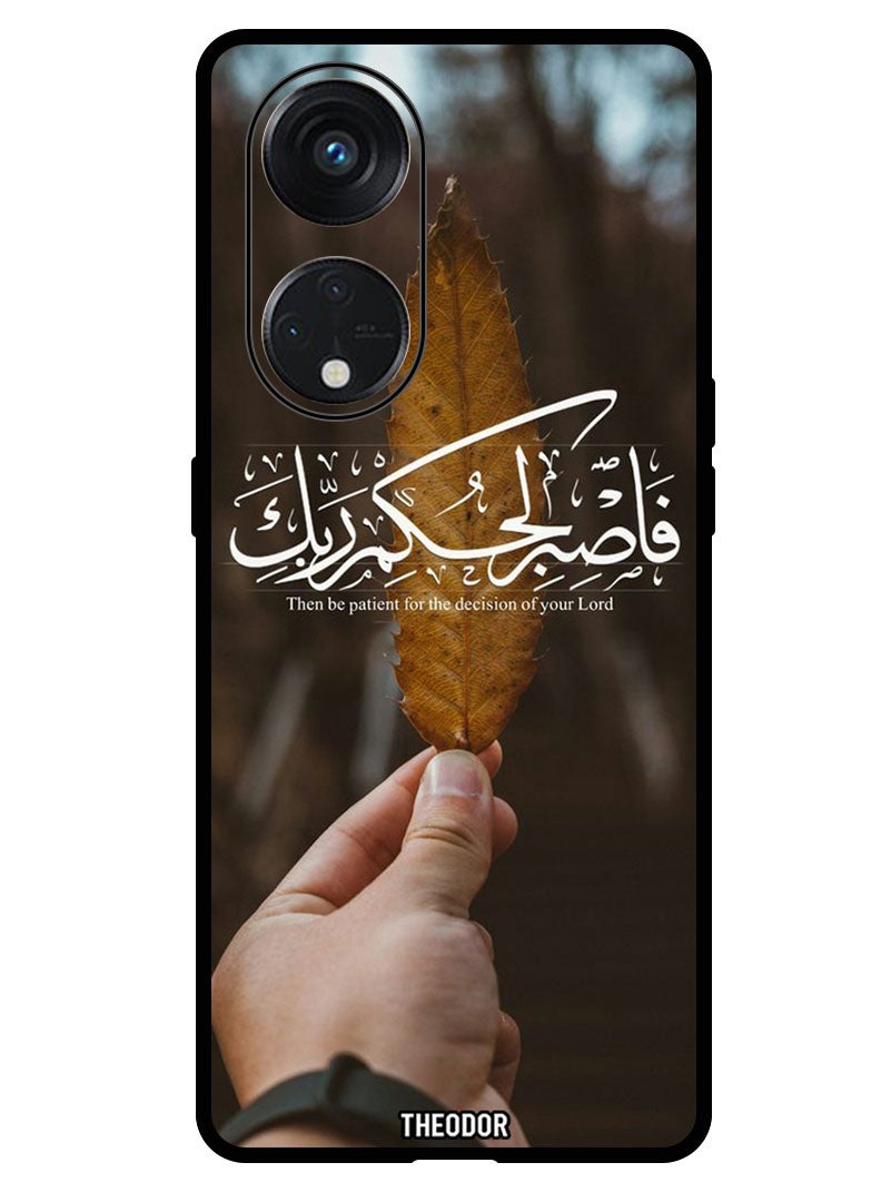 Theodor Protective Case Anti Scratch Shock Proof Bumper Cover For Oppo Reno 8T 5G Be Patient - Image 1