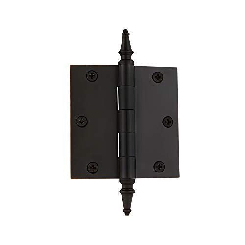 Nostalgic Warehouse Steeple Tip Residential Door Hinge with Square Corners - Image 2
