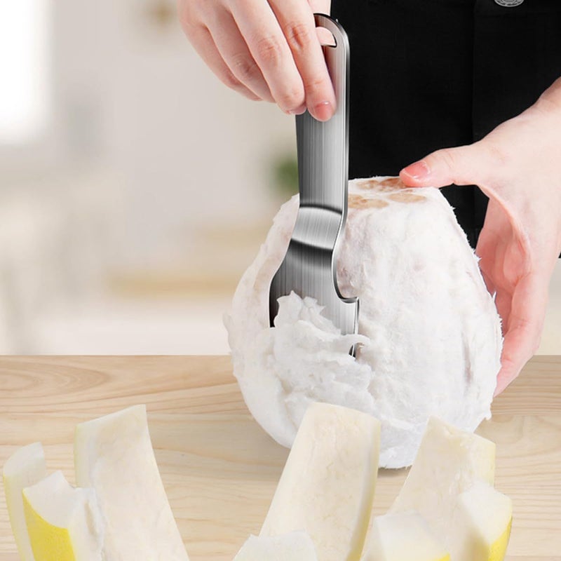 Stainless Steel Citrus Peeler Sturdy Multi Purpose Fruit Opener For Kitchen - Image 5