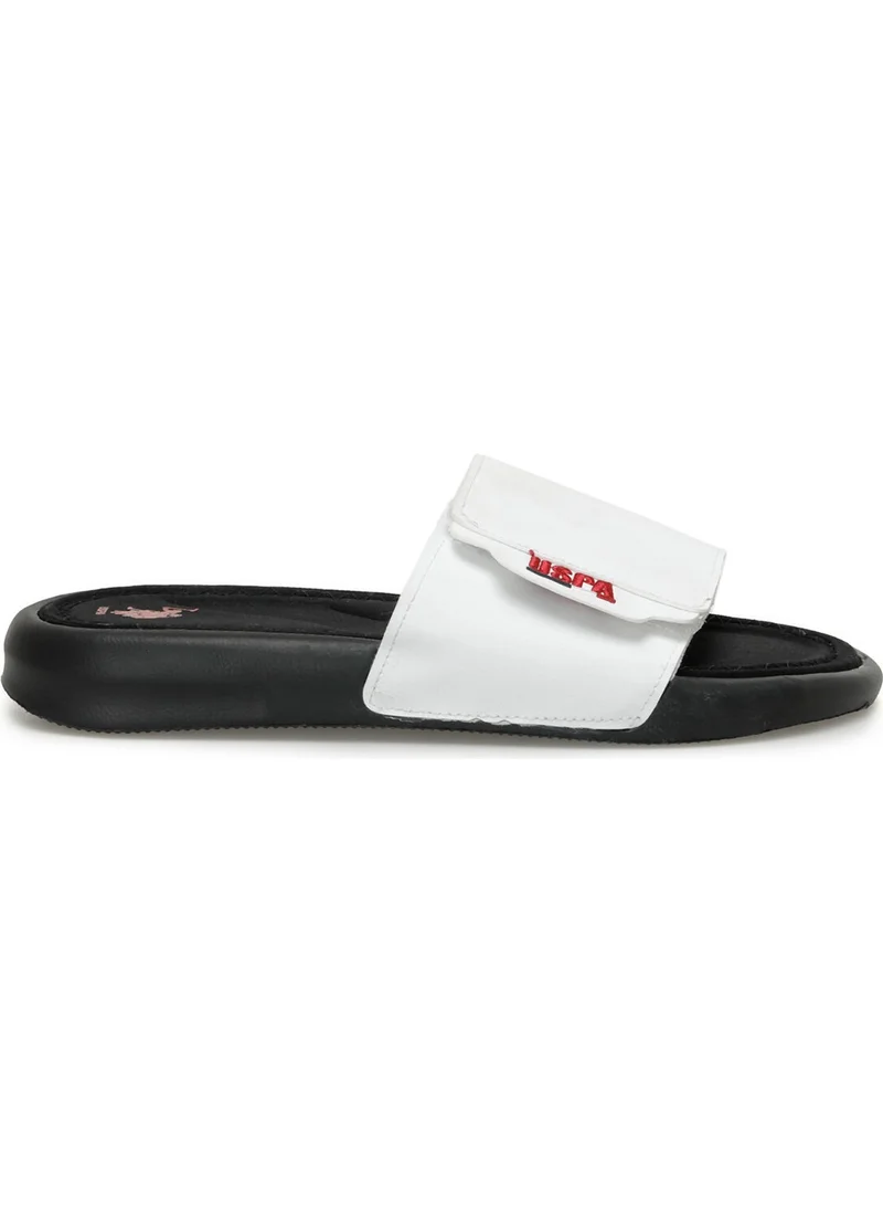 يو اس بولو اسن Utah 2fx White Men's Slippers