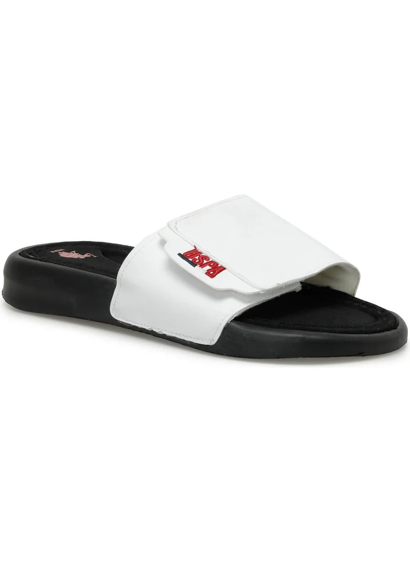 U.S. Polo Assn. Utah 2fx White Men's Slippers