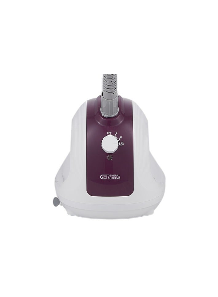 جنرال سوبريم كاوية بخار عامودية، ٣ مستويات للطاقة، بقدرة 1500 -1785 واط، ابيض/بنفسجي - Image 2