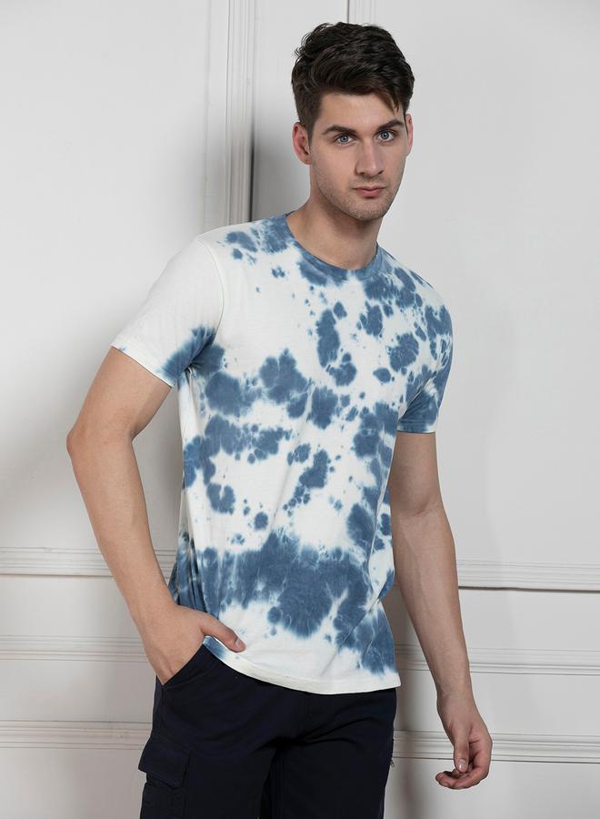 Dennis Lingo Regular Fit Tie and Dye T-Shirt by Styli  - Image 1