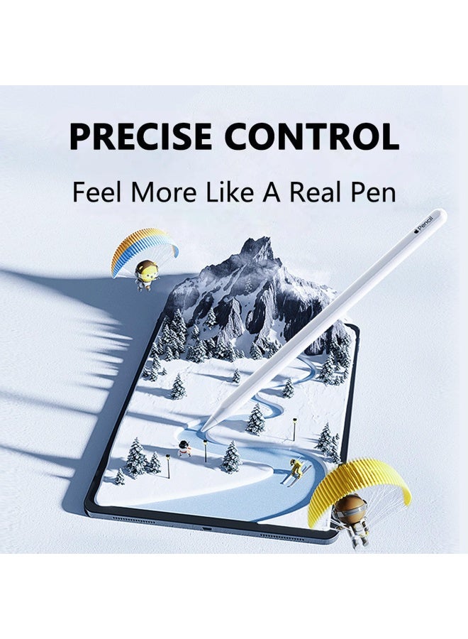 مجموعة من 6 رؤوس استبدال مُحسّنة لأقلام Apple Pencil Pro / USB-C / الجيل الثاني / الجيل الأول (تأتي مع حافظة تخزين، ورؤوس معدنية مختلطة مقاومة للتآكل - ملحقات لقلم iPad) - (عبوة من 6 قطع، باللون الوردي) - Image 5
