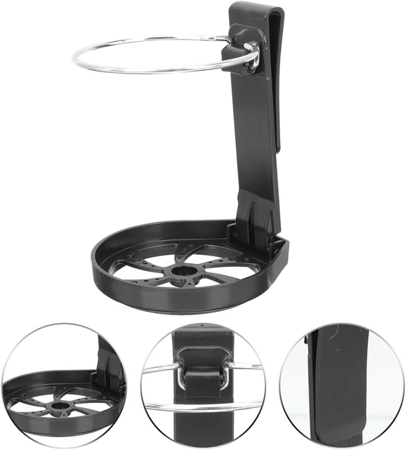 2pcs Car Cup Holder Backseat Organizer with Storage Box Multifunctional Black Cup Rack for Automotive Interior Accessories - Image 4