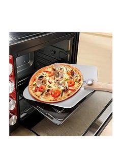 erorex Pizza Stone with Pizza Peel, Pizza Stone Set for Oven and Grill,33CM Round Durable and Safe Baking,2Pcs Pack  - Image 4