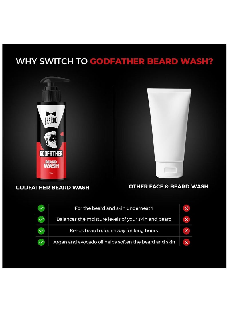 BEARDO GodFather Beard Wash 100ml V2 - Image 4