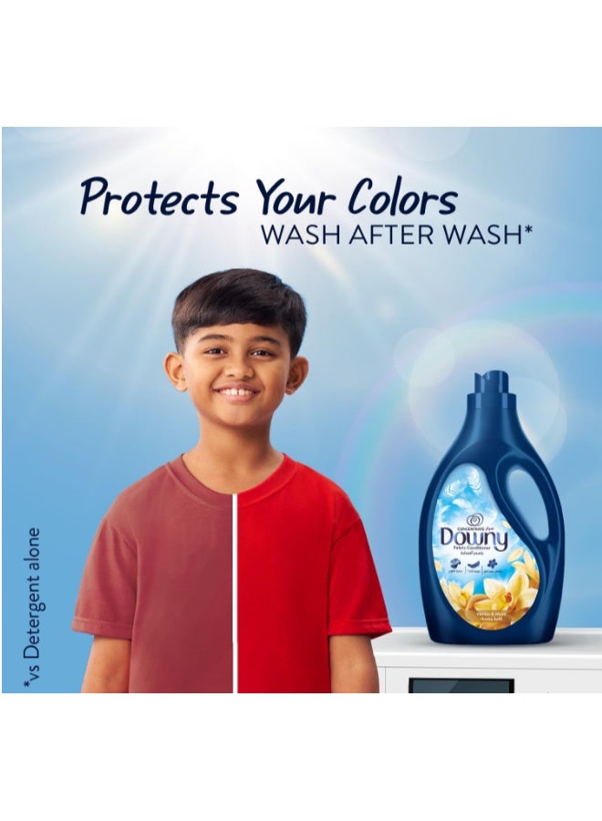 Downy Vanilla & Musk 3L, Fabric Softener, All-in-One Concentrate Pack of 4 - Image 2