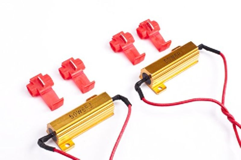 XKGLOW 50W 6Ohm LED Load Resistors for LED Turn Signal Lights or LED License Plate Lights (Fix Hyper Flash, Warning Cancellor) - Image 1