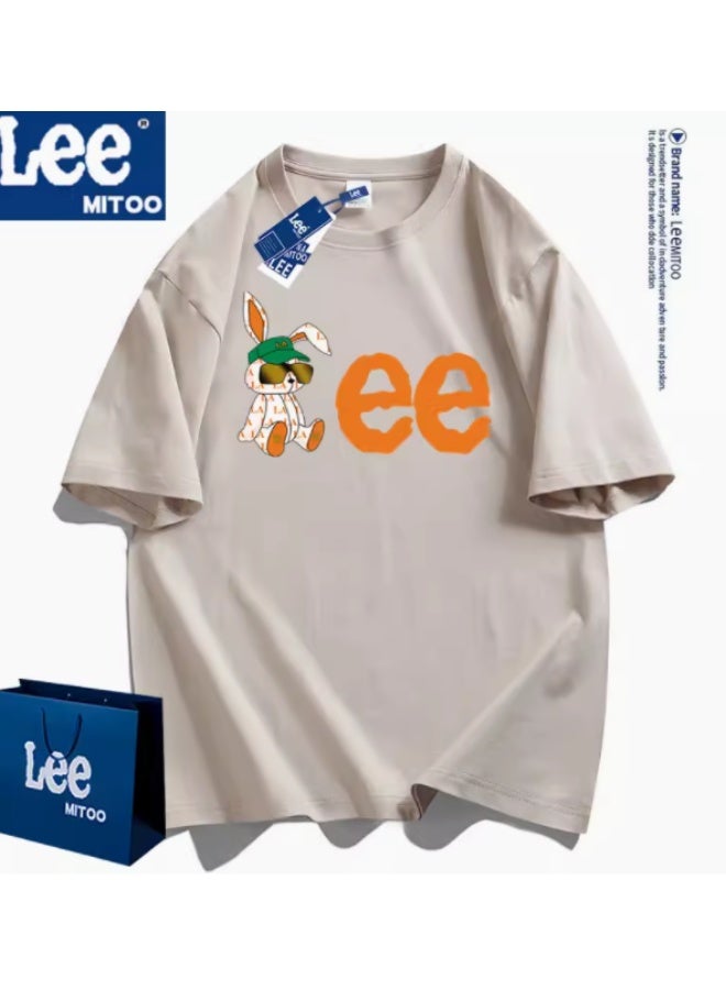 LEE New Casual Breathable Versatile Short Sleeved Shirt 
