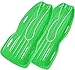 Slippery Racer Downhill Xtreme Flexible Adults and Kids Plastic Toboggan Snow Sled for up to 2 Riders with Pull Rope and Handles Green 2 Pack - Image 4