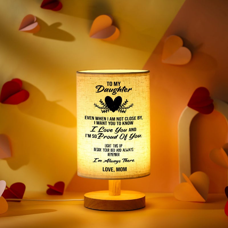 WSYEAR Birthday Daughter Gifts from Mom-Gifts for Daughter from Mom, Table Lamp to My Daughter Gifts for Birthday Anniversary Wedding Gifts Ideas - Image 5