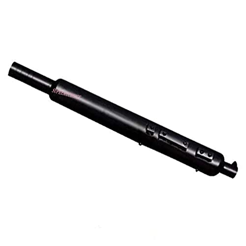 Supremechoice Bike SLM7 Silencer Bullet Exhaust Customized Long Bottle Bada Punjab Dholki Black Bike Exhaust With Zed Clamp & Bush for Royal Enfield Bullet Classic 350 - Image 5