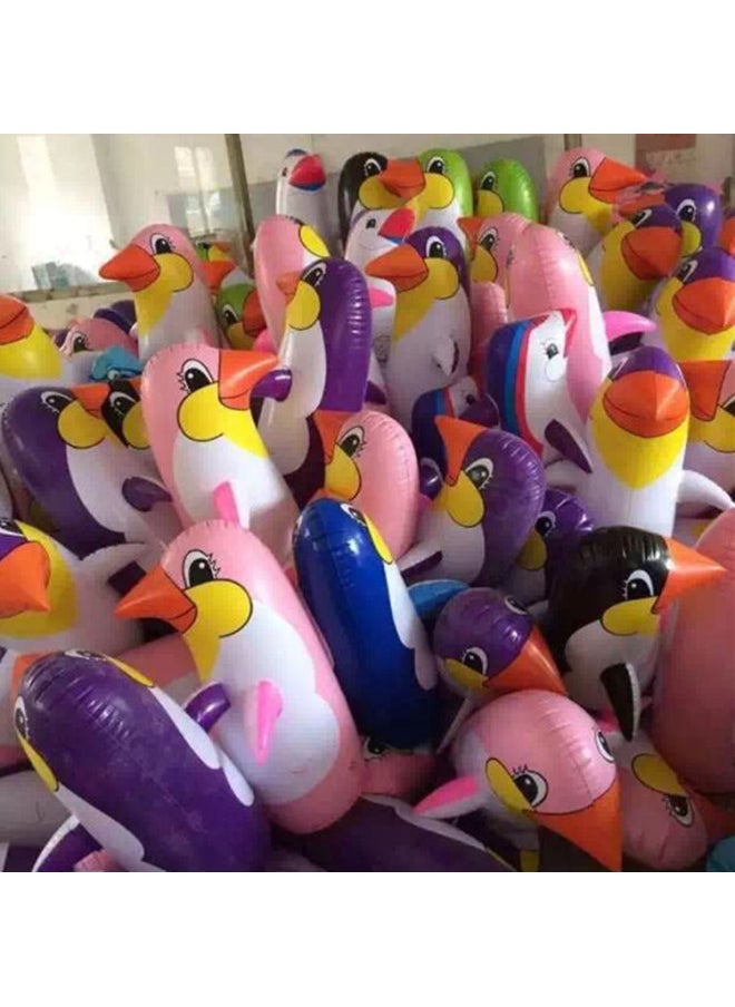 Classic Stall Best-selling 70cm Animal Penguin Inflatable Tumbler Baby Inflatable Toys-Color:Yellow Dinosaur  - Image 4