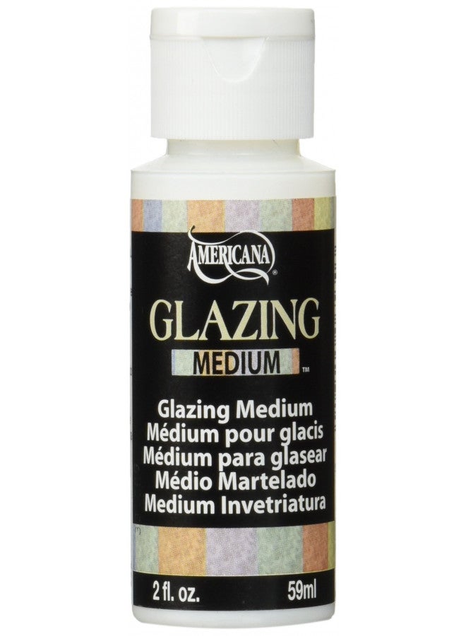 DecoArt Americana Mediums Glazing Paint, 2-Ounce, 2 Fl Oz (Pack of 1) - Image 1