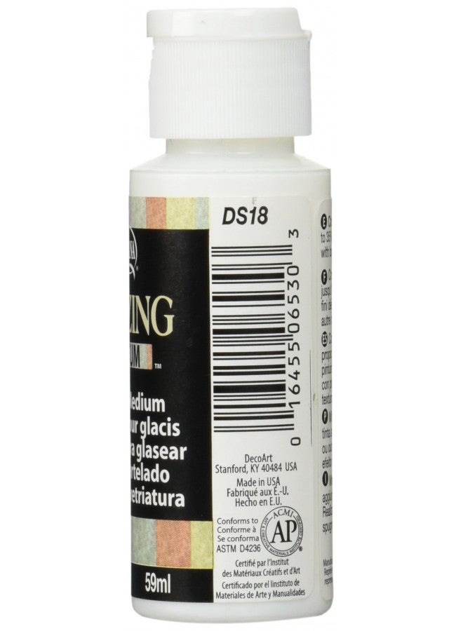 DecoArt Americana Mediums Glazing Paint, 2-Ounce, 2 Fl Oz (Pack of 1) - Image 2